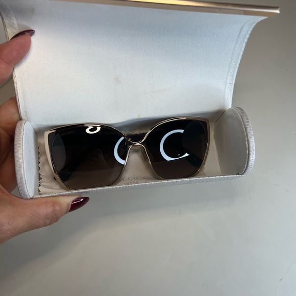 Jimmy Choo Cat Eye Glamour Sunglasses - Picture 9 of 11